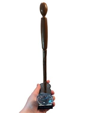 Harry Potter Wand Ron Weasley Collectible Wand Stand with Blue Patronus Accent